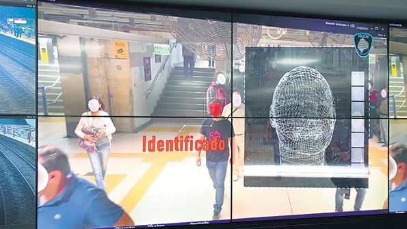 La detención se produjo en el subte, donde están algunas de las 300 cámaras rotativas.