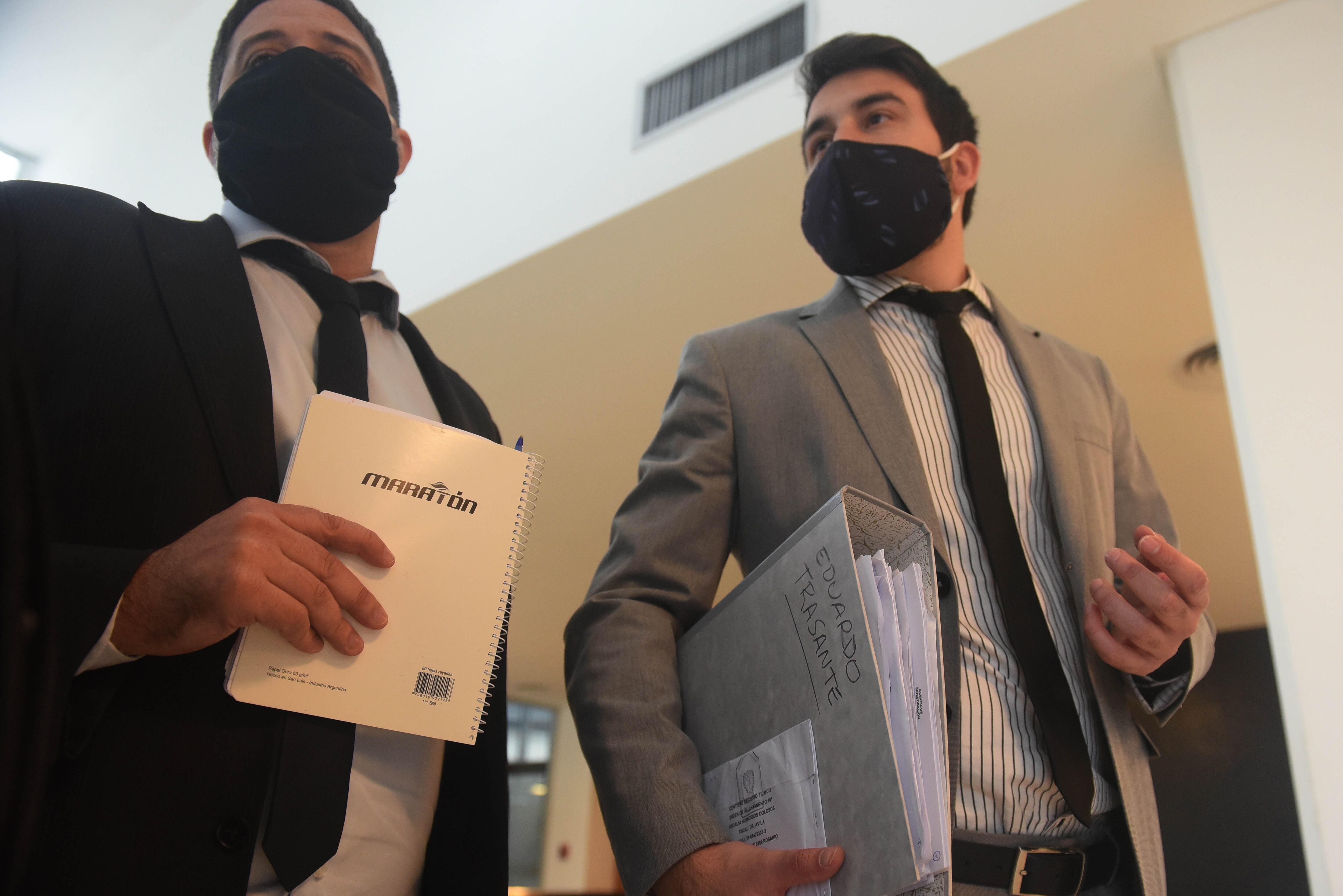 Los fiscales Matías Edery y Gastón Avila.