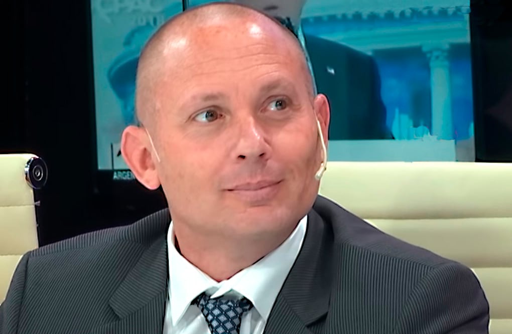 El falso abogado Marcelo D'Alessio en su época televisiva.