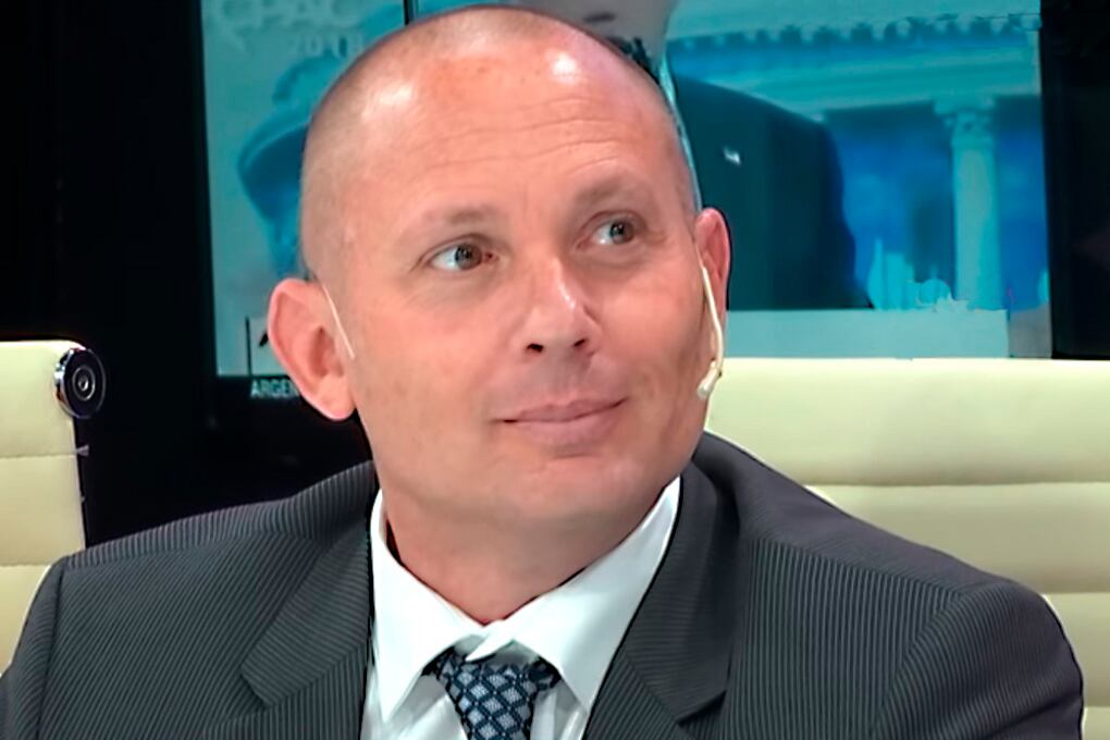 El falso abogado Marcelo D'Alessio en su época televisiva.