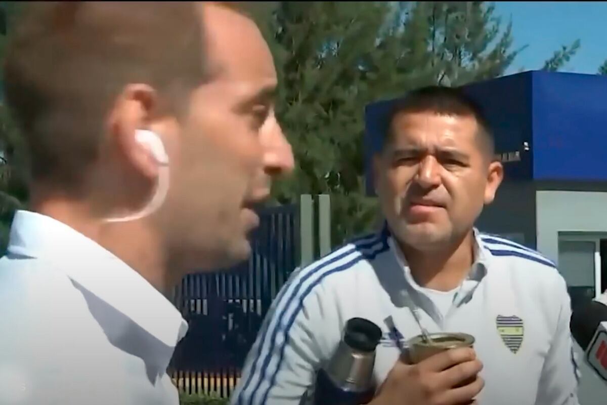 Riquelme se mostró ofuscado con la prensa