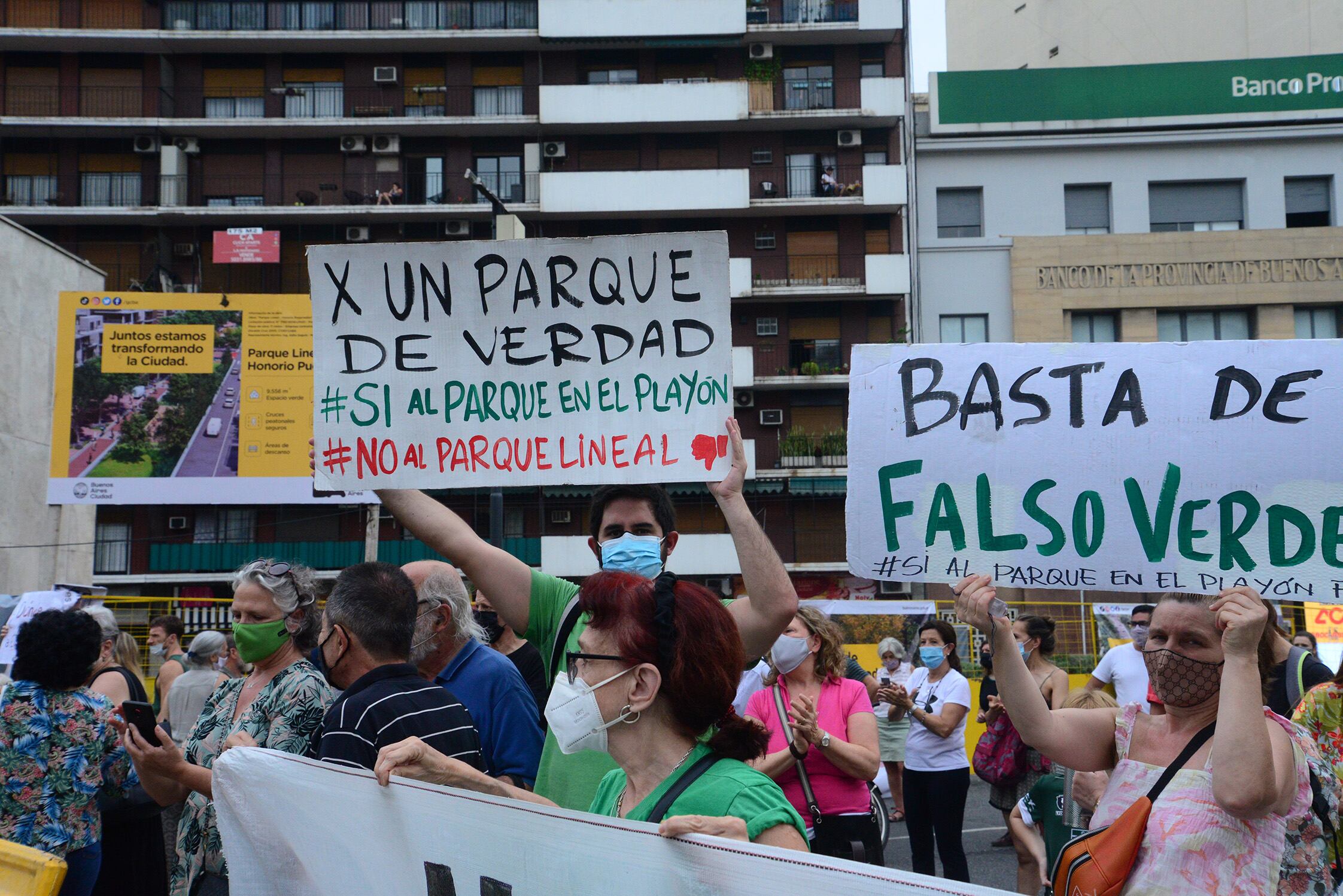 La obra está frenada judicialmente desde febrero.