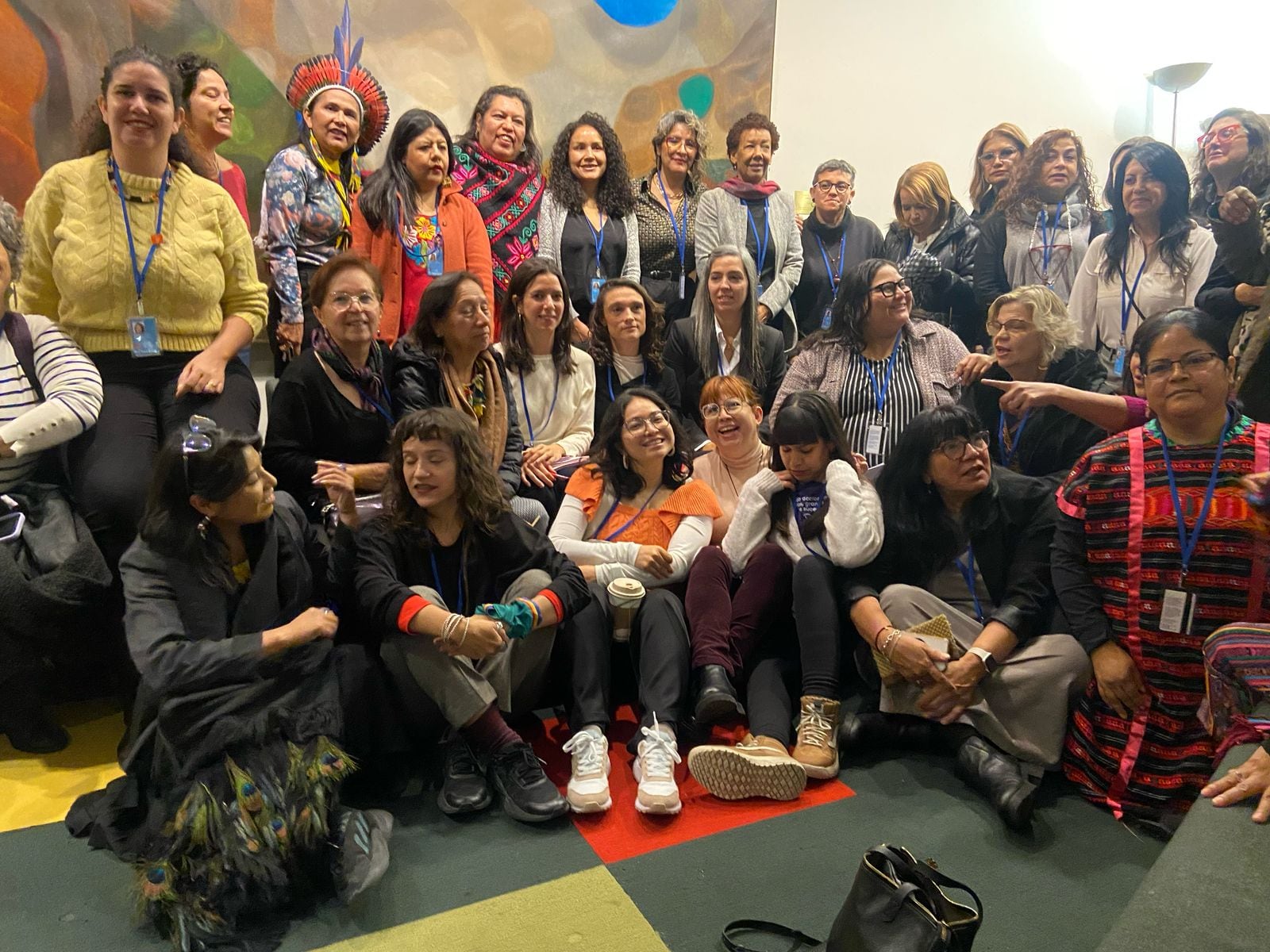 Reunión de feministas latinoamericanas en la CSW69 Beijing+30 con Citlalli Hernández, Secretaria de las mujeres de México.