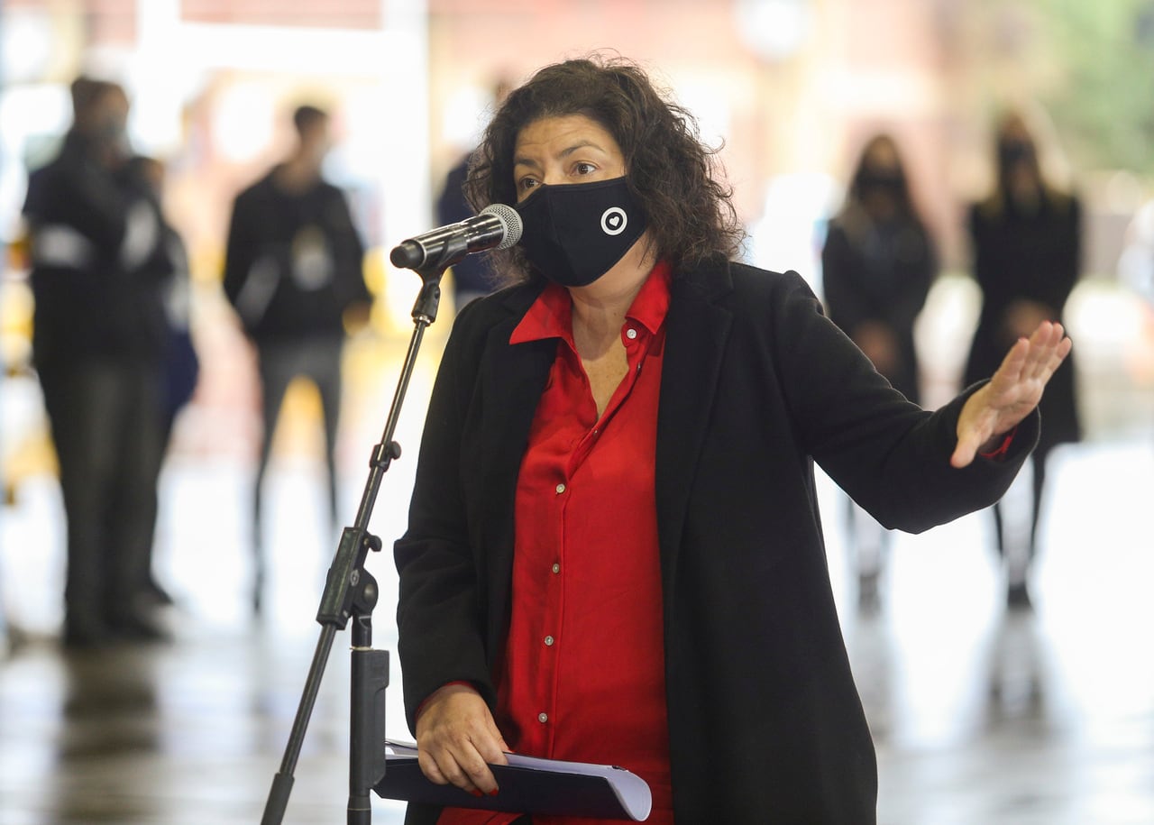 Carla Vizzotti, ministra de Salud. 