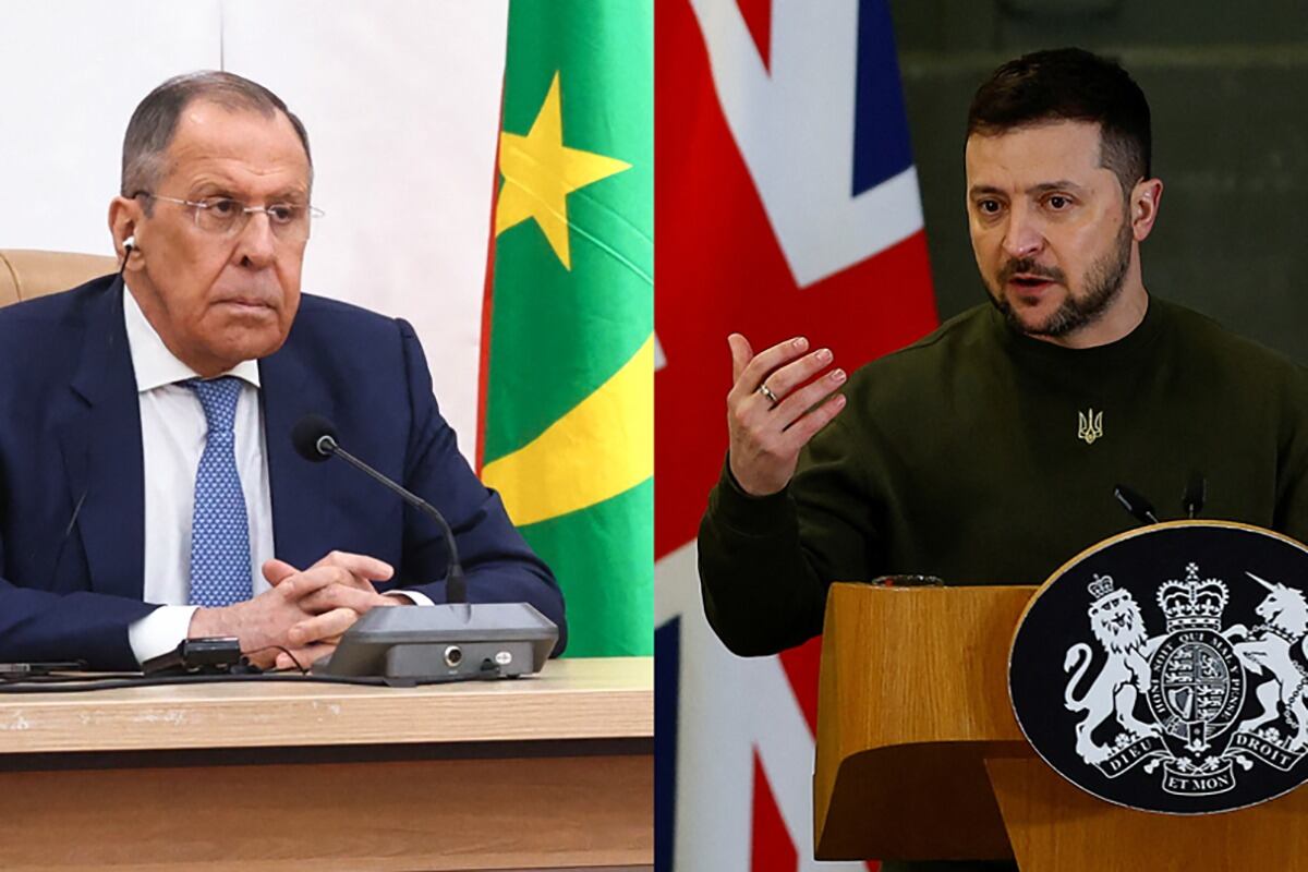 Lavrov de gira por África; Zelenski visita el Reino Unido. 