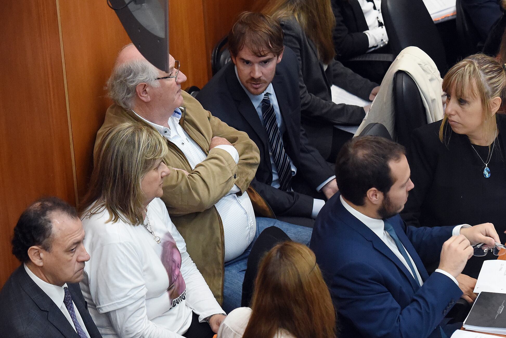 Los Gianángelo, única familia querellante. "Mi hermanita me salvó", dijo Adrián.