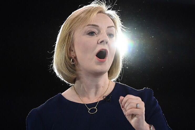 Liz Truss,  casi segura reemplazante de Boris Johnson.