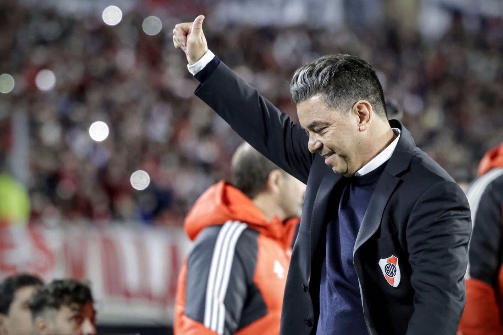 Marcelo Gallardo se llevó todas las ovaciones, pero su equipo no ganó.