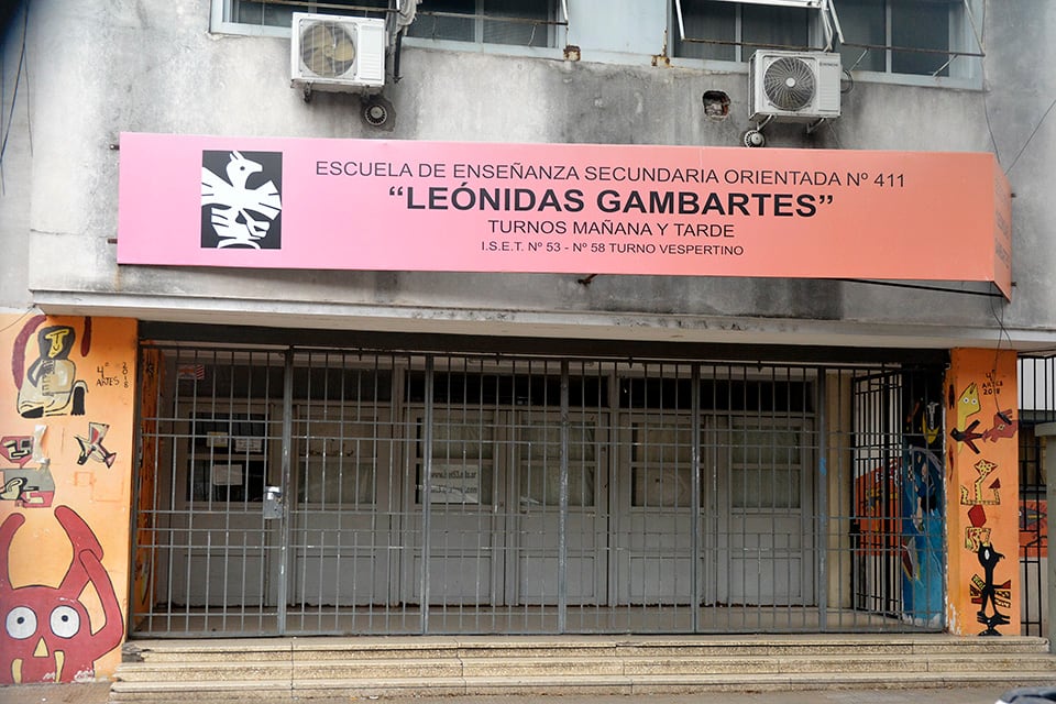 La escuela Gambartes, uno de los blancos de las amenazas.