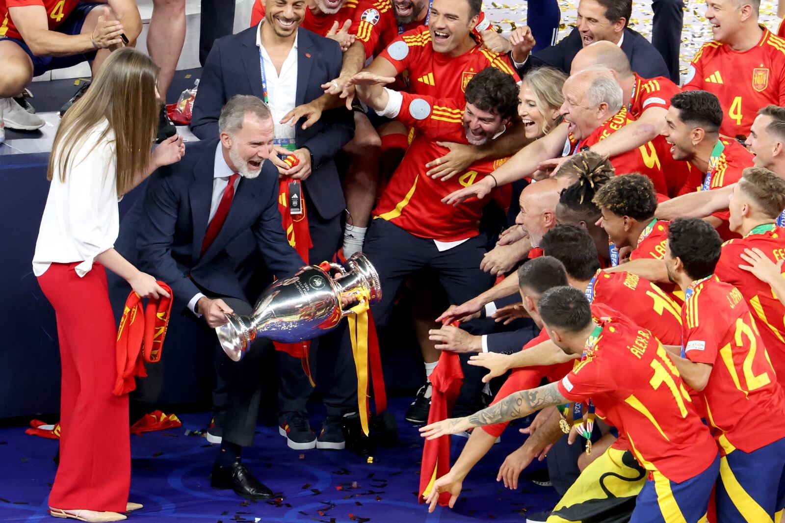 España recibe la Eurocopa en Berlín. 