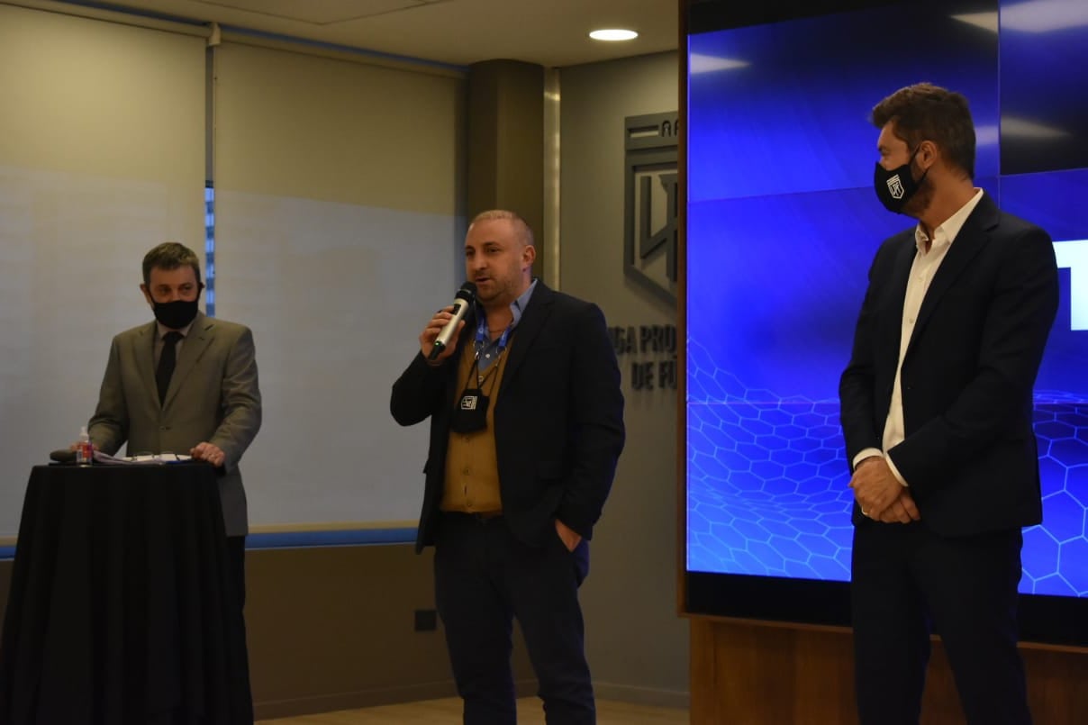 El sorteo se realizó en Puerto Madero con presencia física y virtual de los dirigentes.