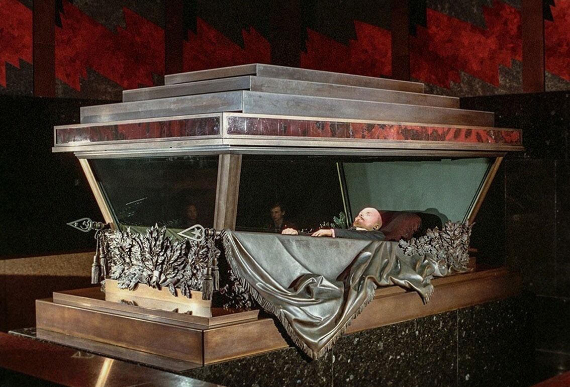 Lenin está embalsamado desde su muerte, en 1924. 