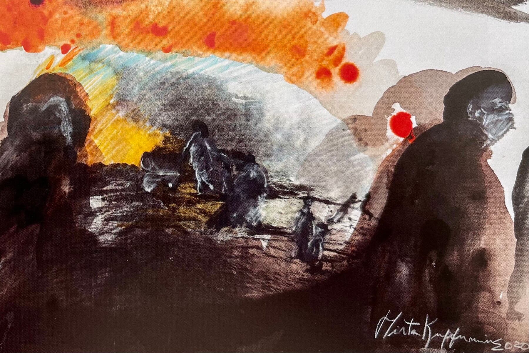 "Partir... ¿a dónde?", 2020 (det.), de Mirta Kupferminc.