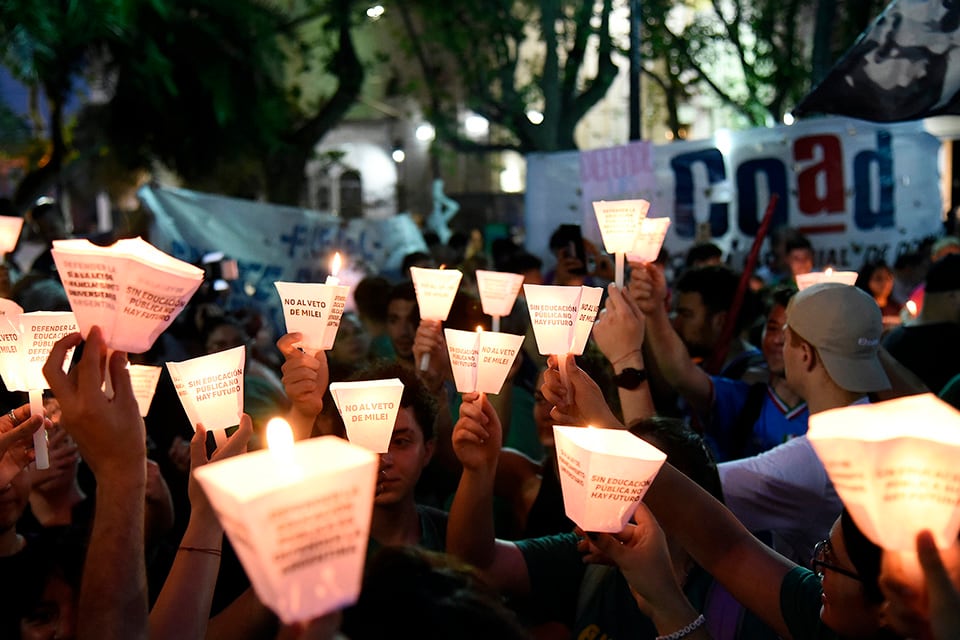 Fue conmovedora la marcha que culminó en la plaza 25 de Mayo