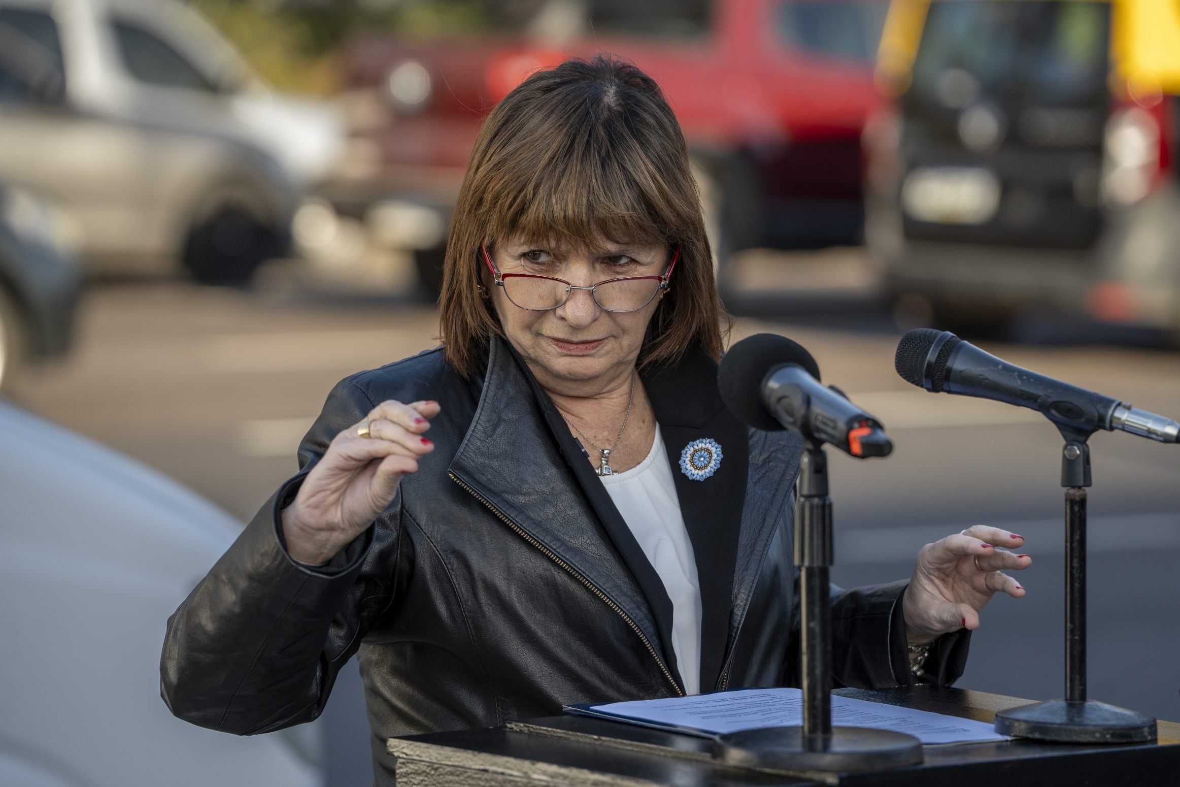 Patricia Bullrich, ministra de Seguridad. 
