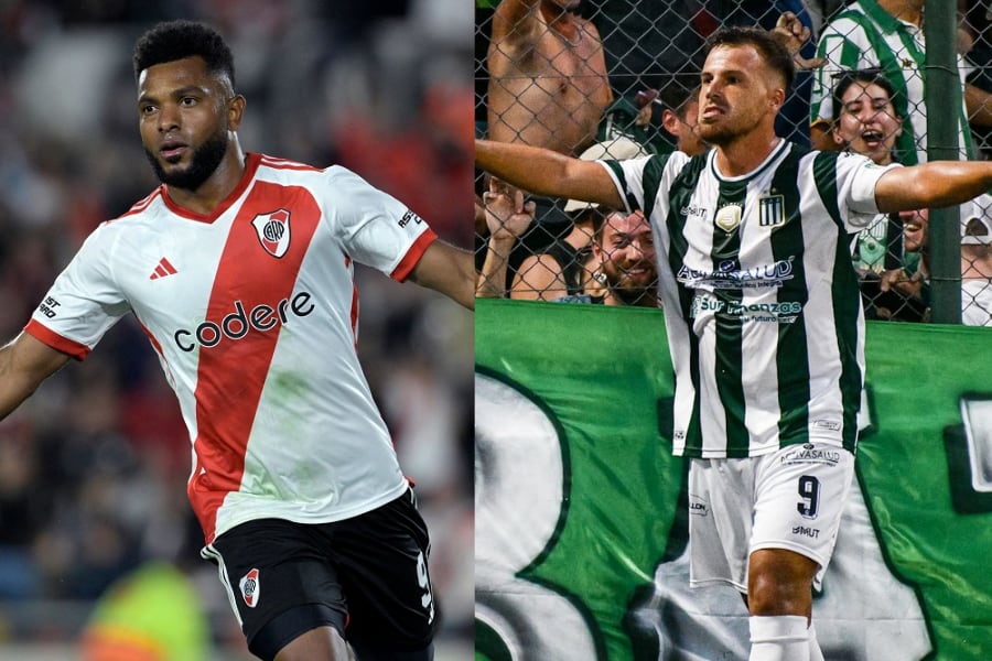 Miguel Borja (AFP) y Leonel Barrios (club). 