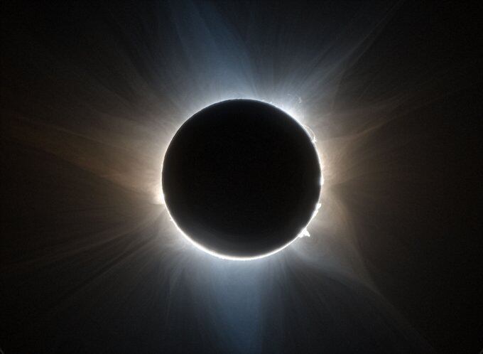 Eclipse solar total del 8 de abril: la NASA hará experimentos para estudiar la atmósfera. Imagen: @NASA_es