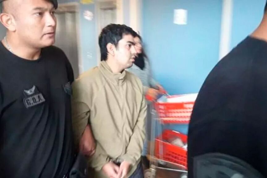 Marcos Teruel, en 2019, cuando fue detenido tras las denuncias.