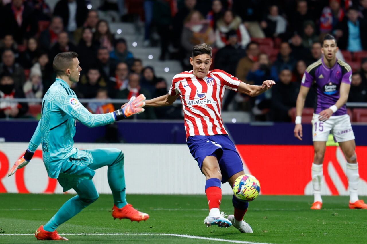 Molina fue titular y el Colchonero batió a Valladolid