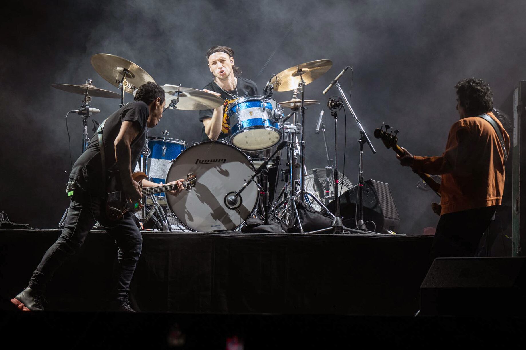 Mollo - Ciavarella - Arnedo, la postal inmejorable de cada show.