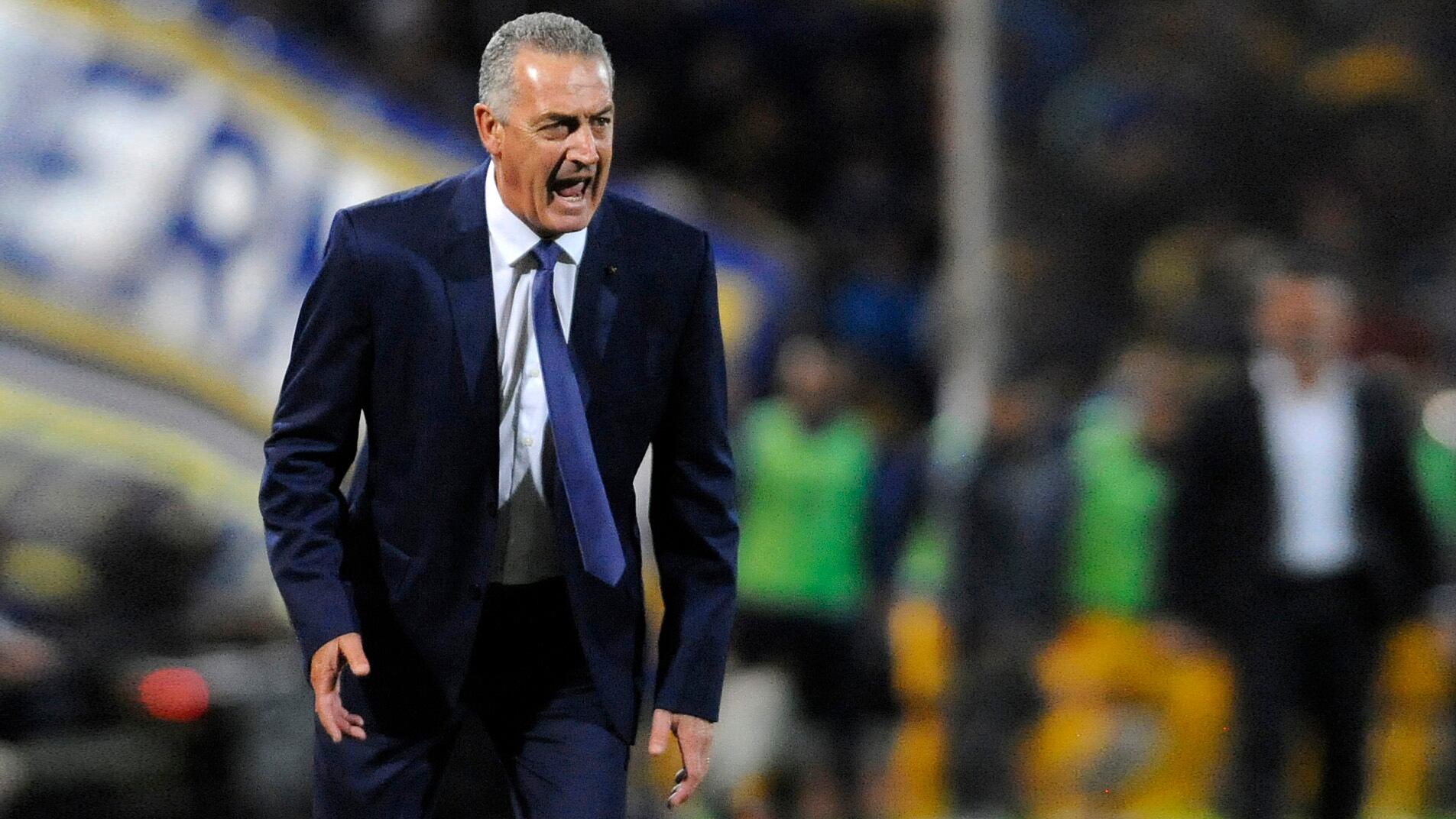 Gustavo Alfaro y Juan Pizzi, técnicos de Boca y San Lorenzo.