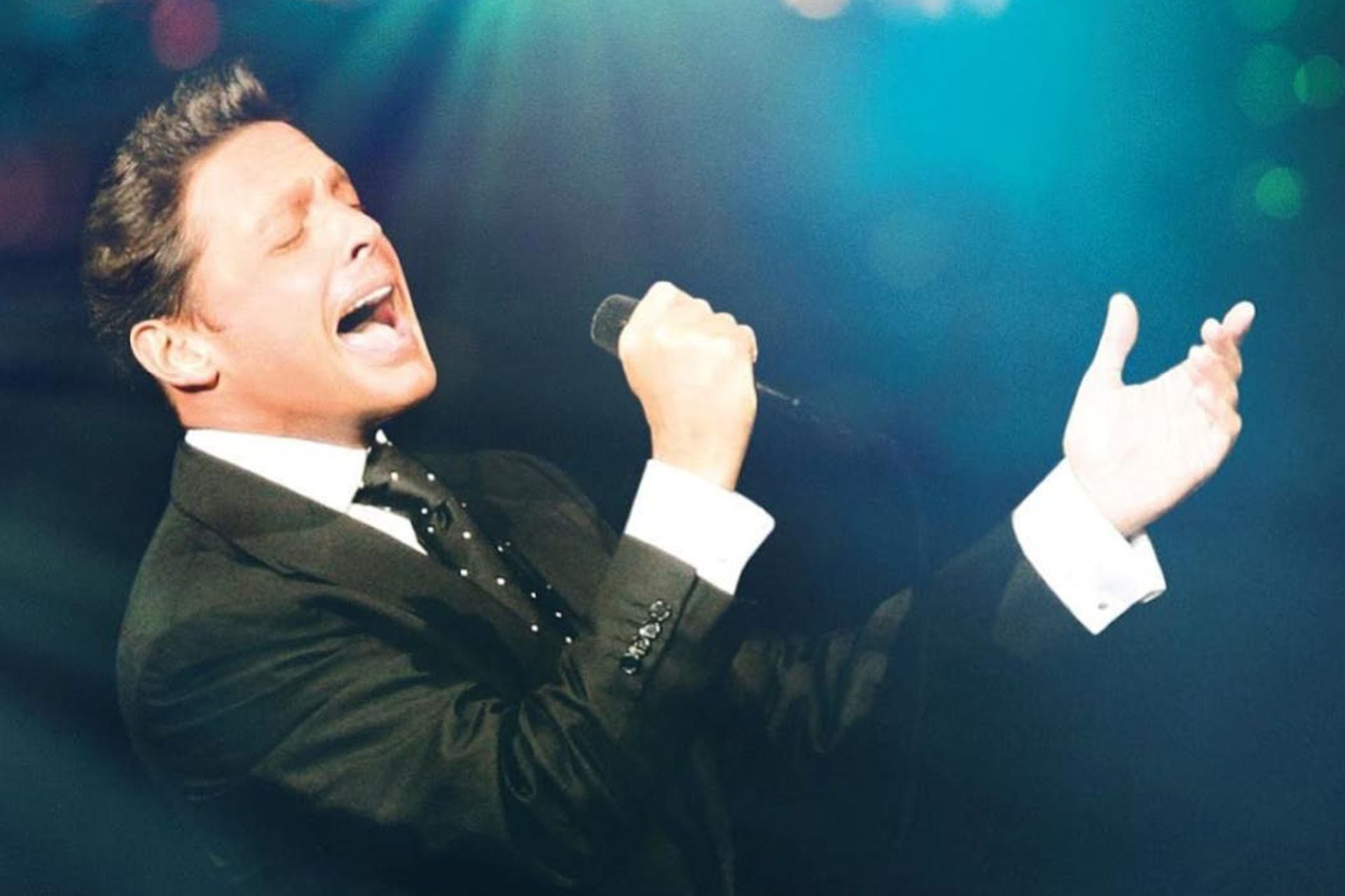 Luis Miguel en el Campo Argentino de Polo