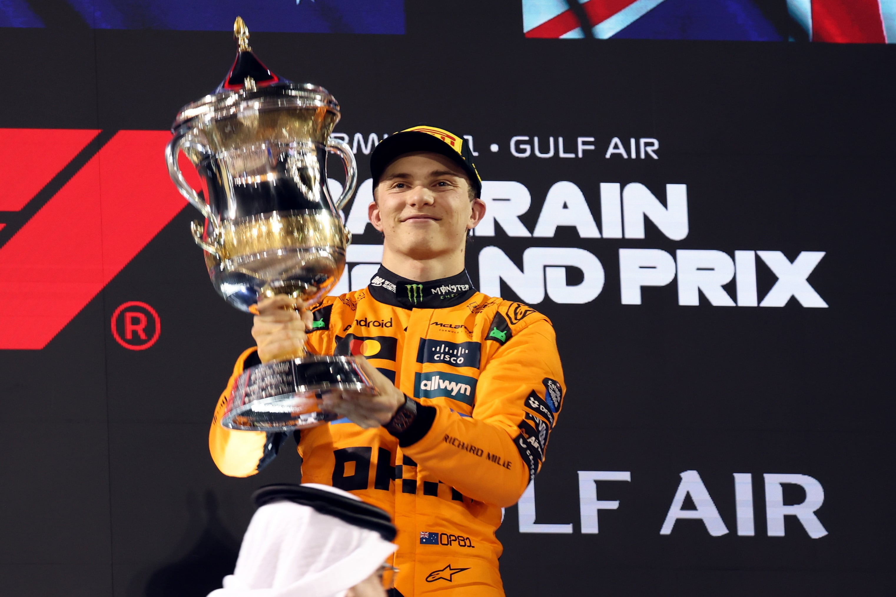 El australiano Oscar Piastri (McLaren), ganador en el GP de Barhéin