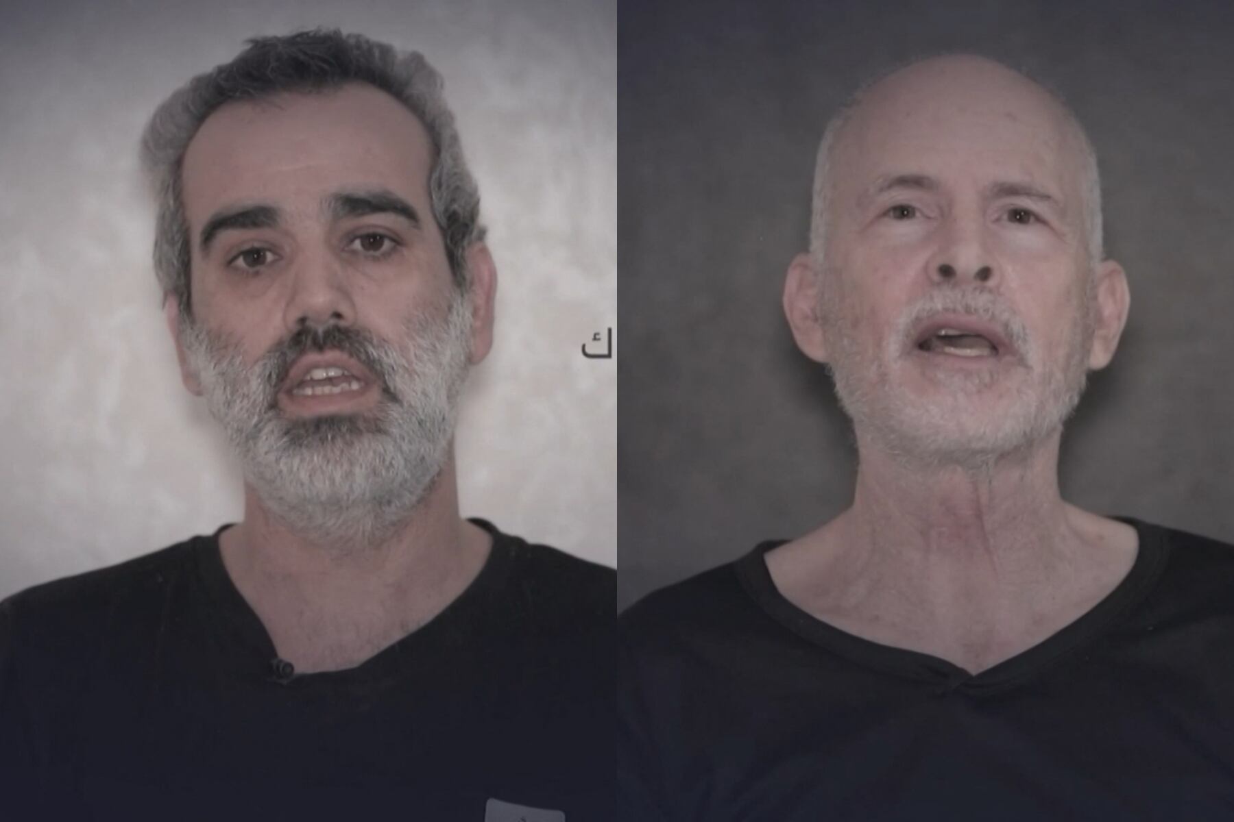 Hamas divulga un video de dos rehenes israelíes secuestrados en Gaza