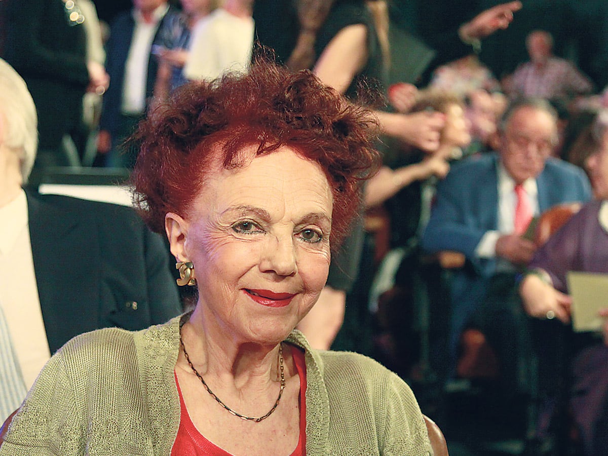 Eva Giberti, en la ceremonia de la premiación, ayer en Ciudad Konex.