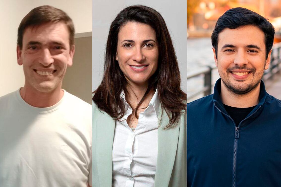 Rogelio Iparraguirre, Constanza Alonso y Sebastian Rovira.