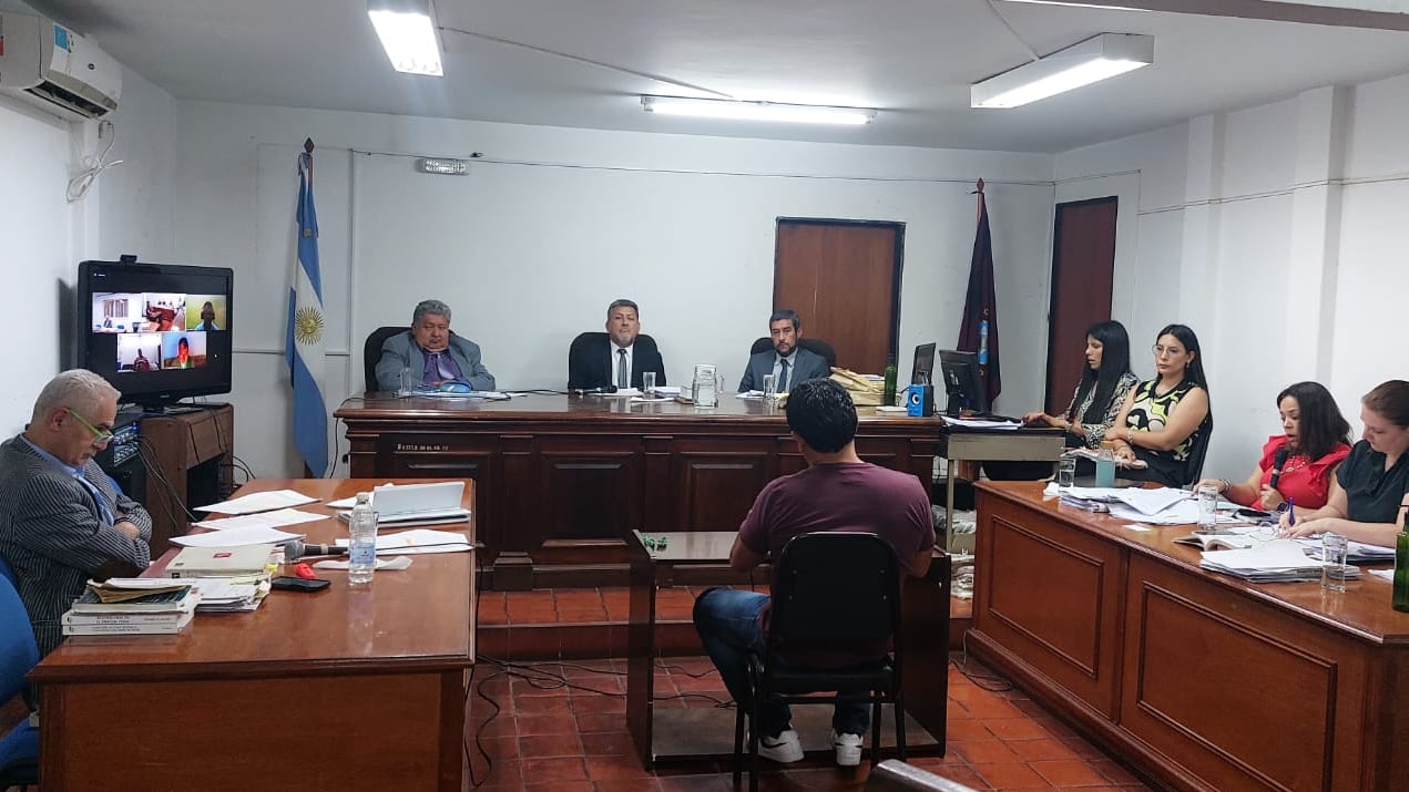 Rodolfo Ledesma, ante el tribunal. 