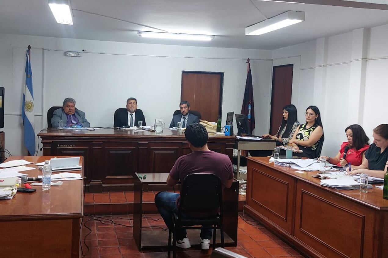 Rodolfo Ledesma, ante el tribunal.