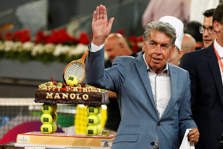 Santana ganó cuatro torneos de Grand Slam