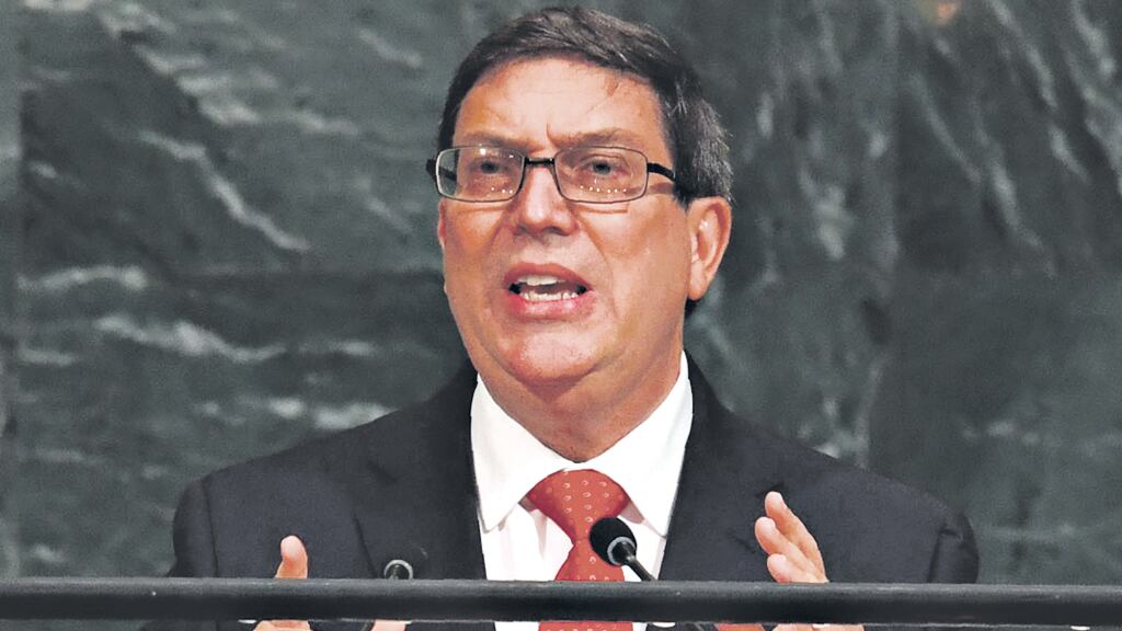 Rodríguez dijo que “Cuba jamás perpetró acciones de esa naturaleza”.