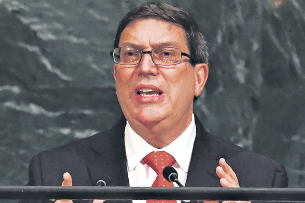 Rodríguez dijo que “Cuba jamás perpetró acciones de esa naturaleza”.