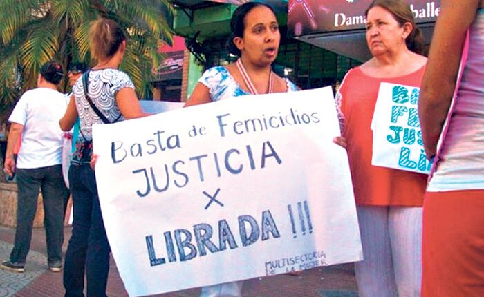 Familiares y amigos de Librada Haedo temen que, tras el sobreseimiento, Aráoz quede libre.