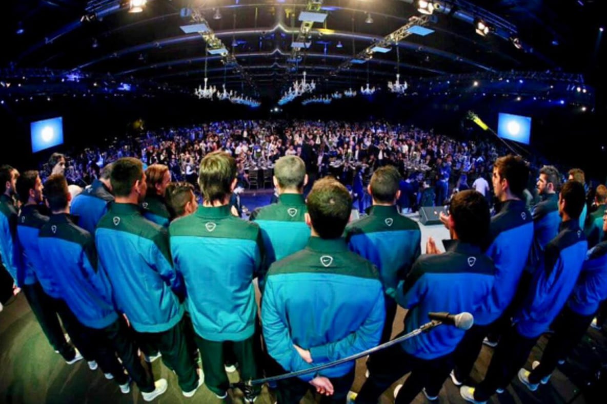 Cena Social Solidaria de Boca Juniros.