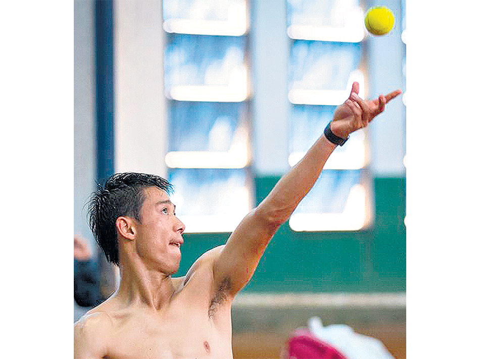 Nishikori entrenó ayer en Palermo.