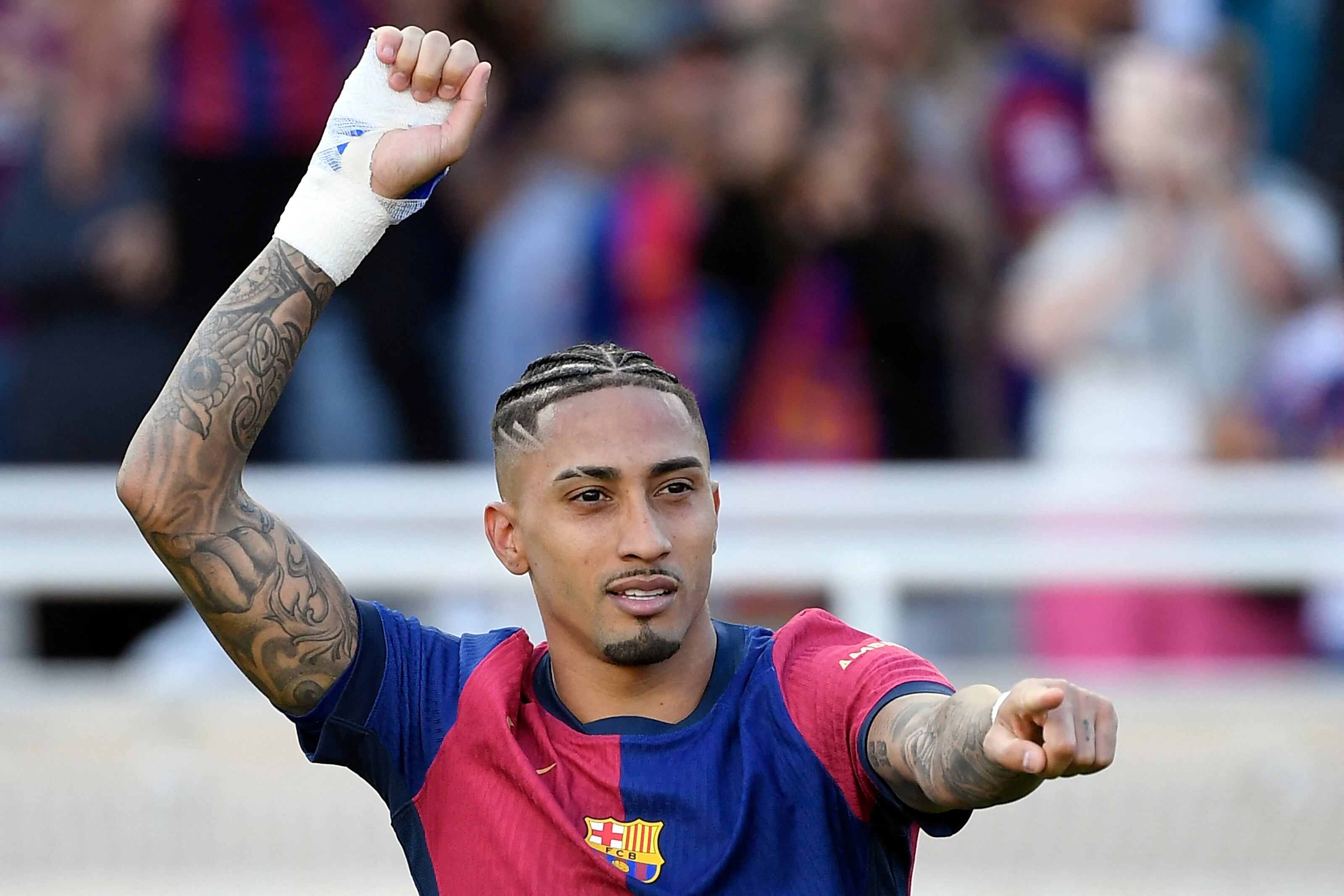 Raphinha celebra su tanto