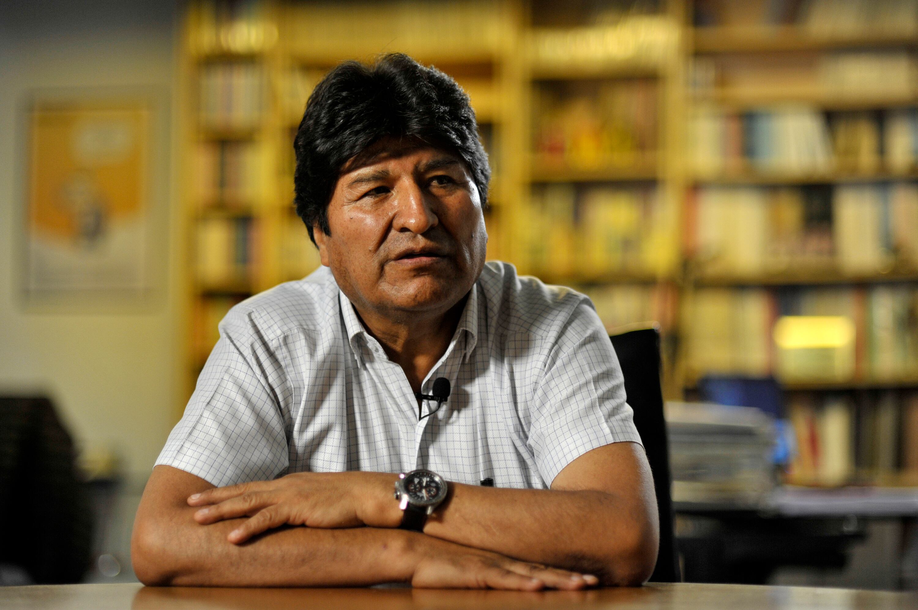 Evo Morales, expresidente de Bolivia.
