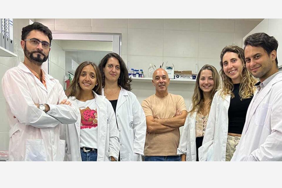 Los jóvenes científicos del Conicet Rosario.