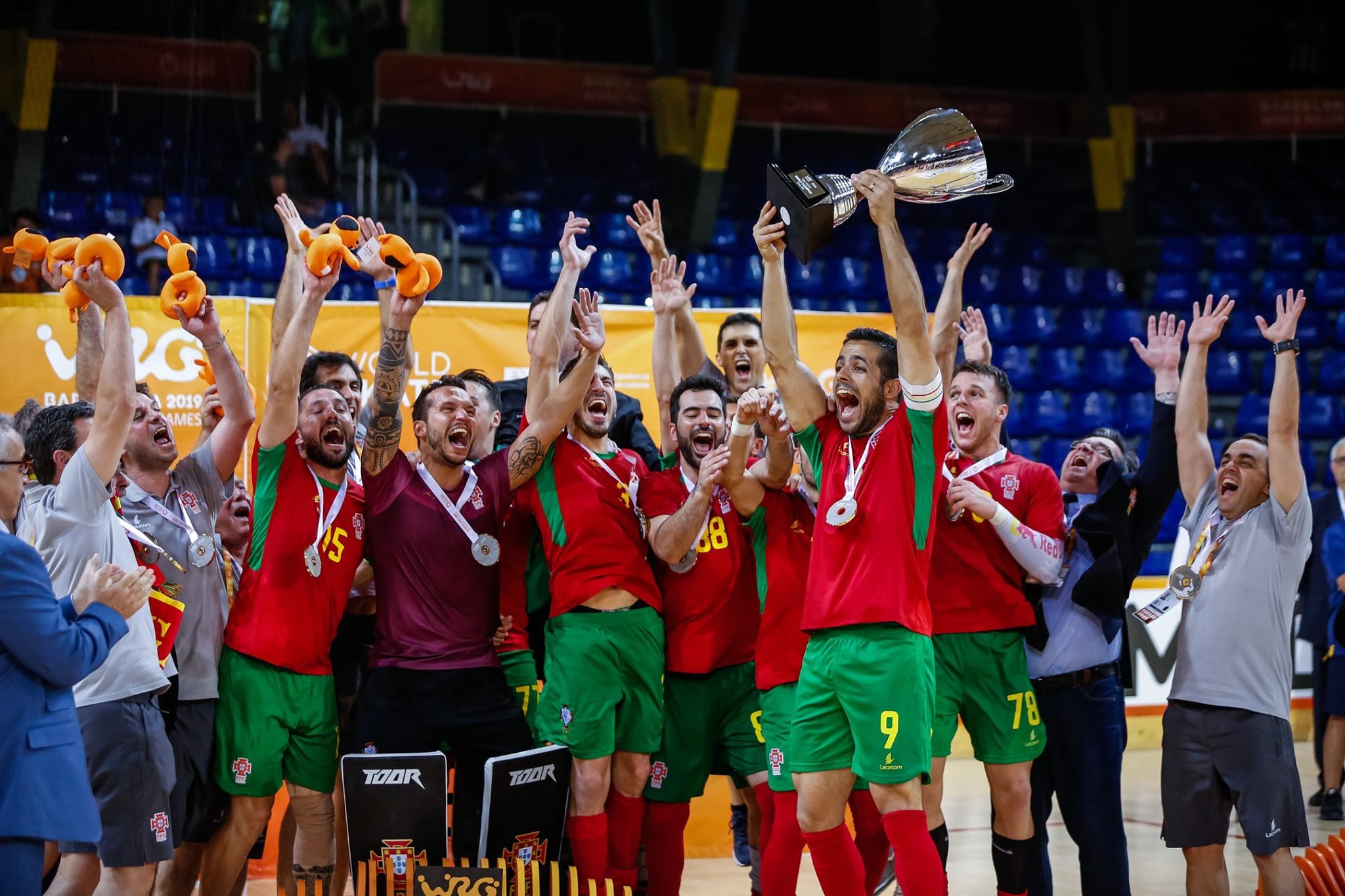 Portugal, campeón masculino.