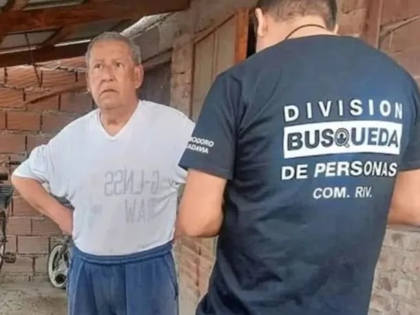 El hombre accedió voluntariamente a realizarse fichas dactiloscópicas para corroborar su identidad