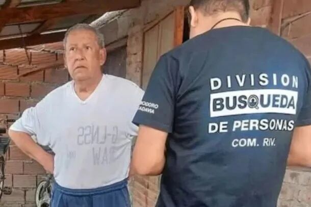 El hombre accedió voluntariamente a realizarse fichas dactiloscópicas para corroborar su identidad