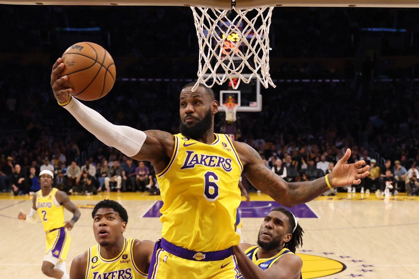 LeBron James, el gran líder de los Lakers. Busca su quinto anillo de campeón