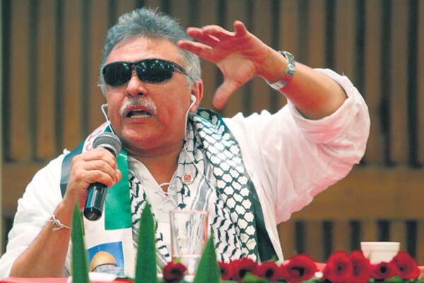 Seusis Pausias Hernández Solarte (“Jesús Santrich”), de 51 años, fue detenido el 9 de abril acusado de narcotráfico.