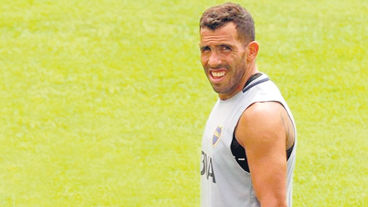 Carlos Tevez, goleador de Boca.