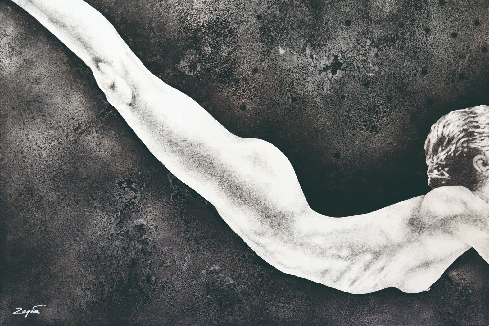 Zambullida, obra de Rodolfo Zagert.