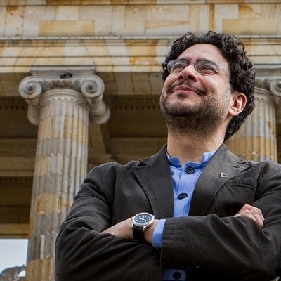 Senador de Colombia, Iván Cepeda. Fuente: Twitter de Iván Cepeda: @IvanCepedaCast