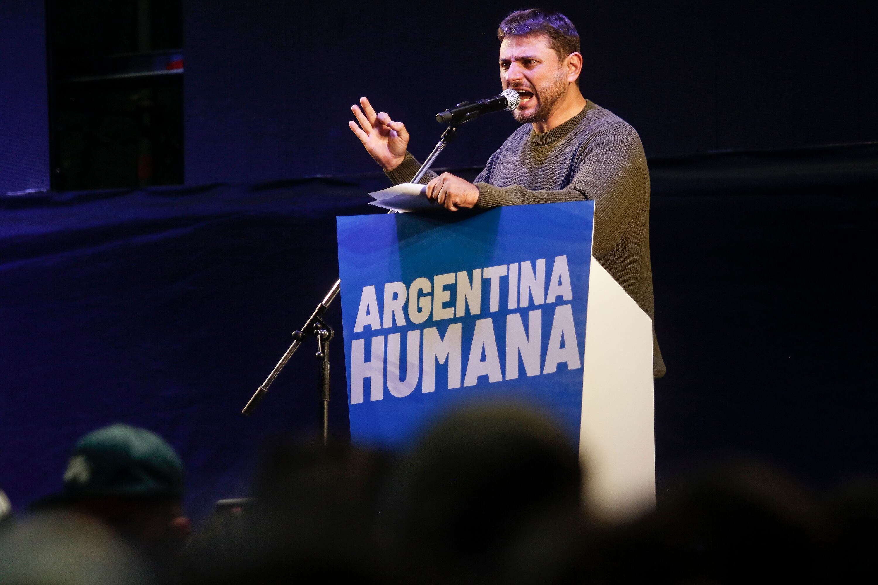 Juan Grabois lanzó su candidatura presidencial.